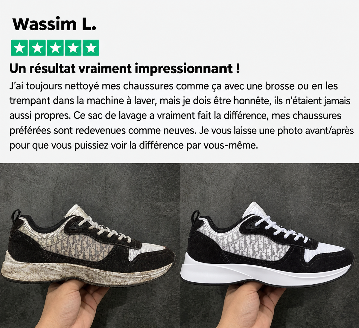 Kleanz - Sac de Lavage pour Chaussures